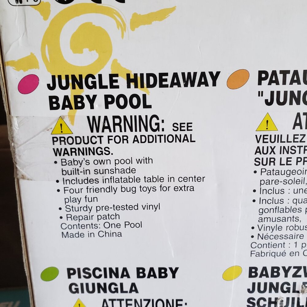 Inflatable jungle pool - Picture 2 of 2